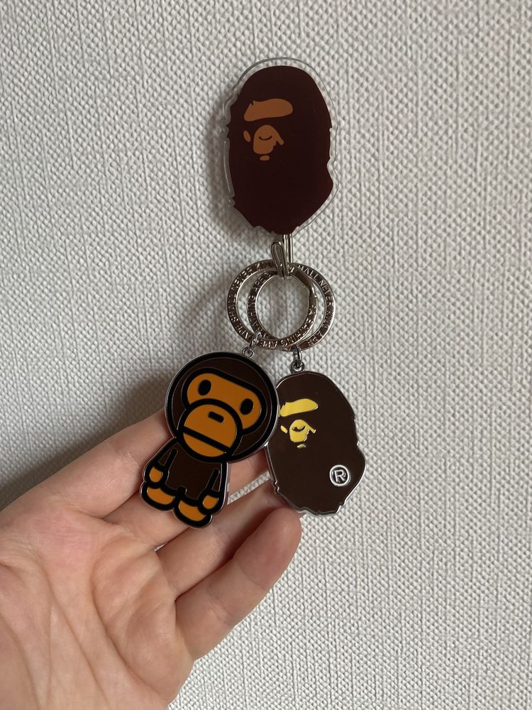 Брелок Bape Milo Metal APE Брєлок мавпа Бейп  AApe