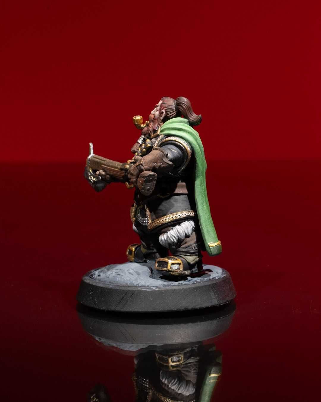 Krasnolud Range Strażnik Figurka 32mm 14K zgodna z DnD RPG Pathfinder