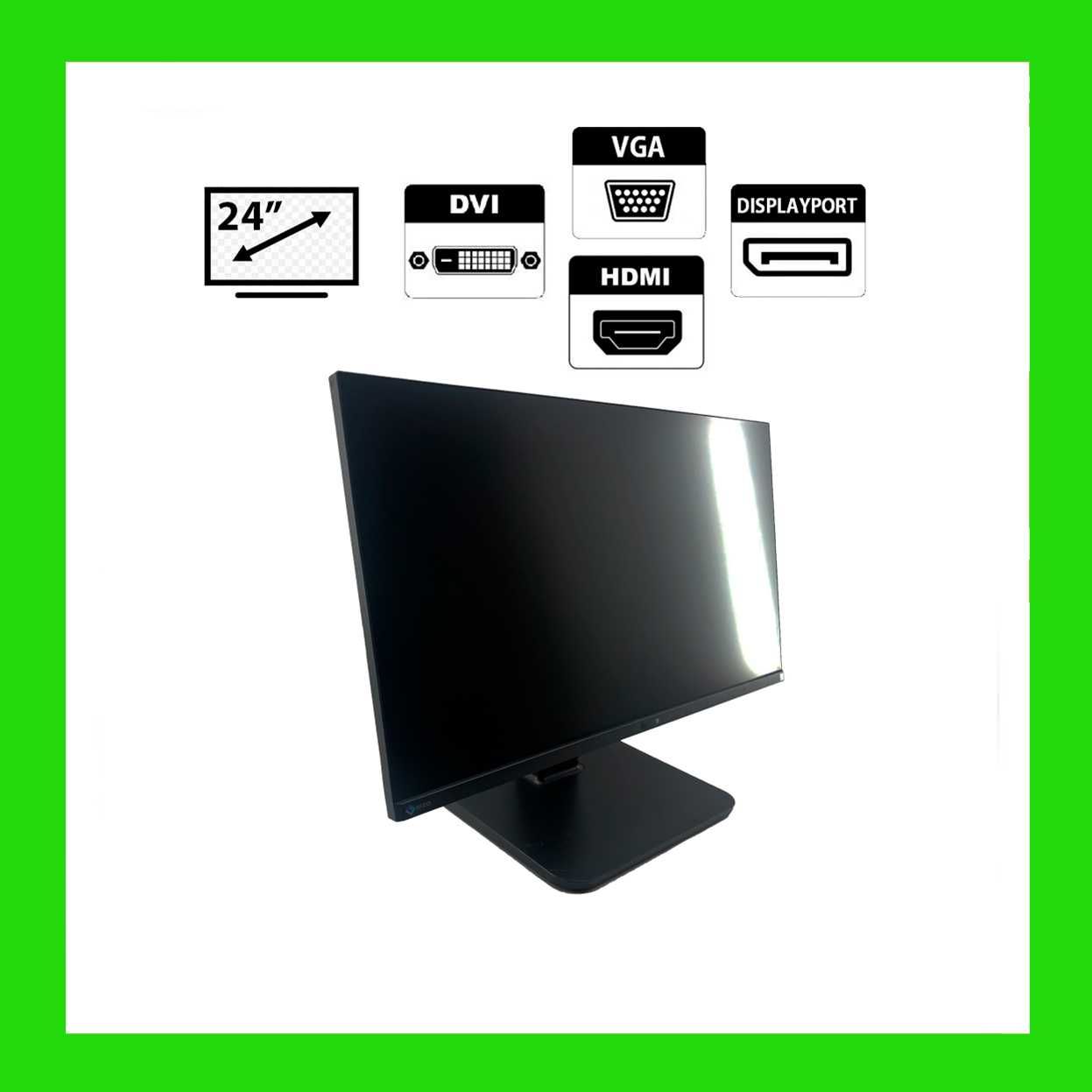 Монітор EIZO FlexScan EV2450 / 24" (1920x1080) IPS /DP, VGA, DVI, HDMI