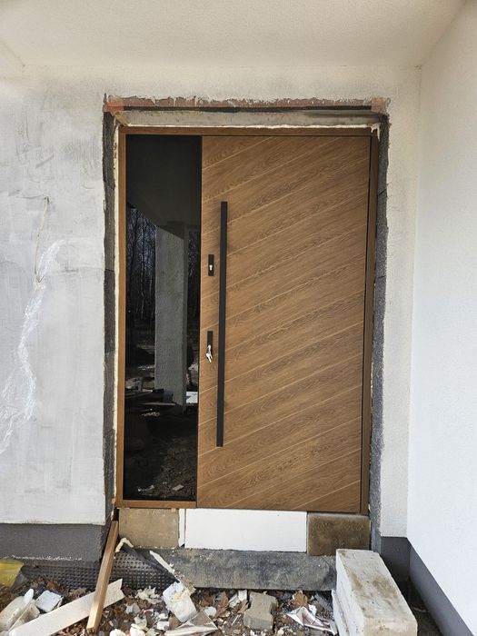 Drzwi zewnętrzne wejściowe dębowe na każdy wymiar producent