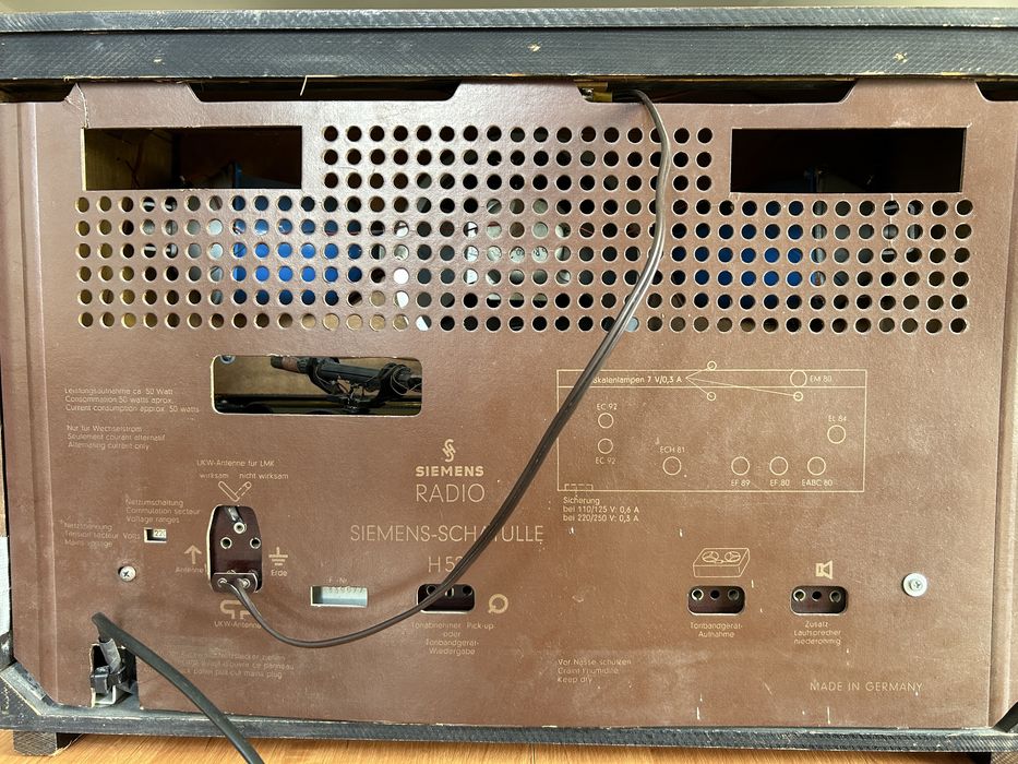 Stare Radio Lampowe Nie Saba Siemens Schatulle H52 Vintag Antyk Unikat