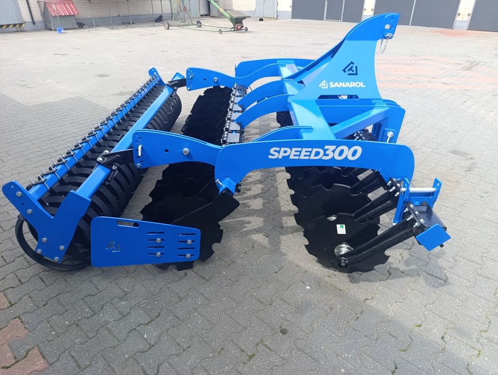 Brona talerzowa Sanarol Speed 2.5m 3m 3.5m 4m ciężka nowa transport