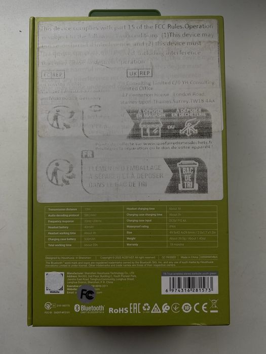 Наушники Acefast T6