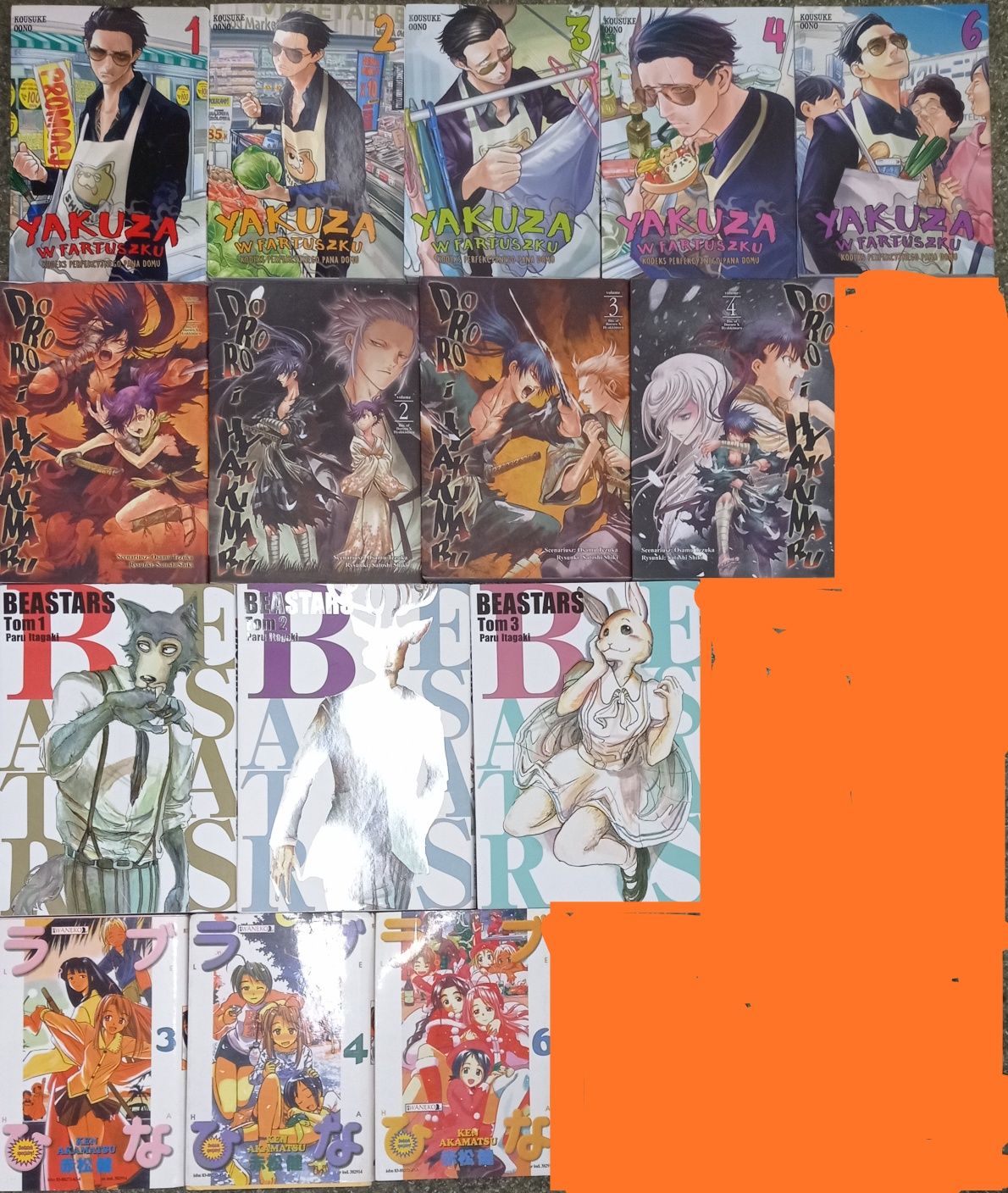Manga zestaw komiks yakuza w fartuszku detektyw sasaki beastars