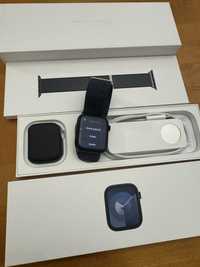 Apple Watch 9 45mm Cellular. Idealny! Gwarancja Apple do 2025.02.20.