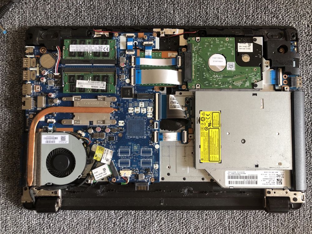 Ноутбук HP 15-bs115dx (3MP96UA) Разборка запчасти ЧИТАЕМ