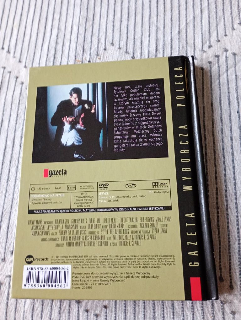 Film DVD Cotton Club Francis Coppola sensacyjny
