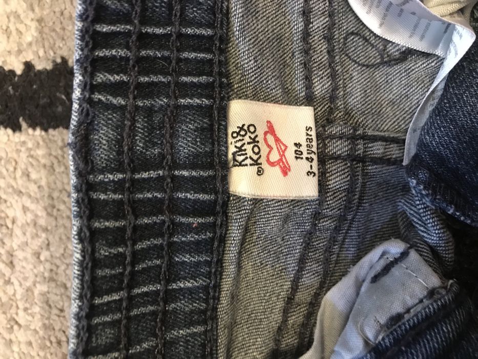 Spodnie jeansowe r.104 dla dziewczynki