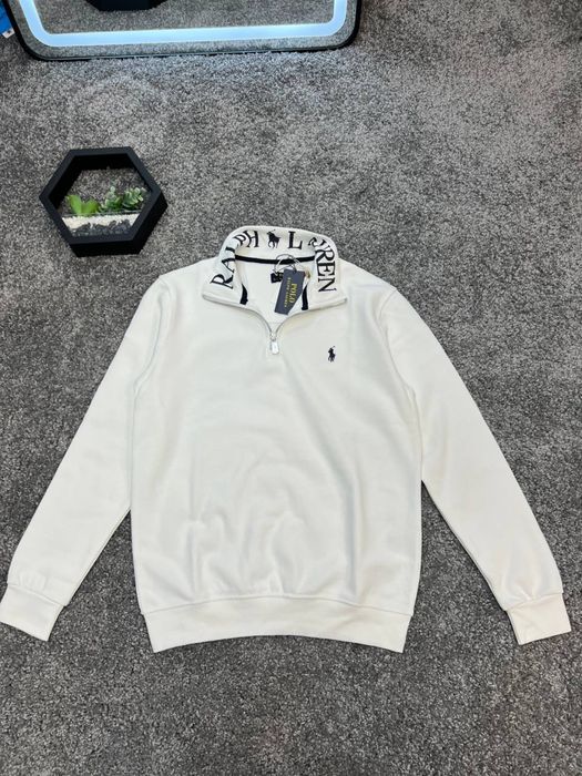 Полузамок polo raplh lauren 1/3 на флісі полу зип поло ральф 1/3 на фл