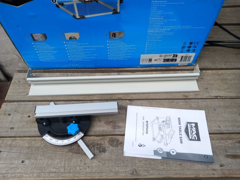 Pilarka stołowa do drewna MacAllister 800 W