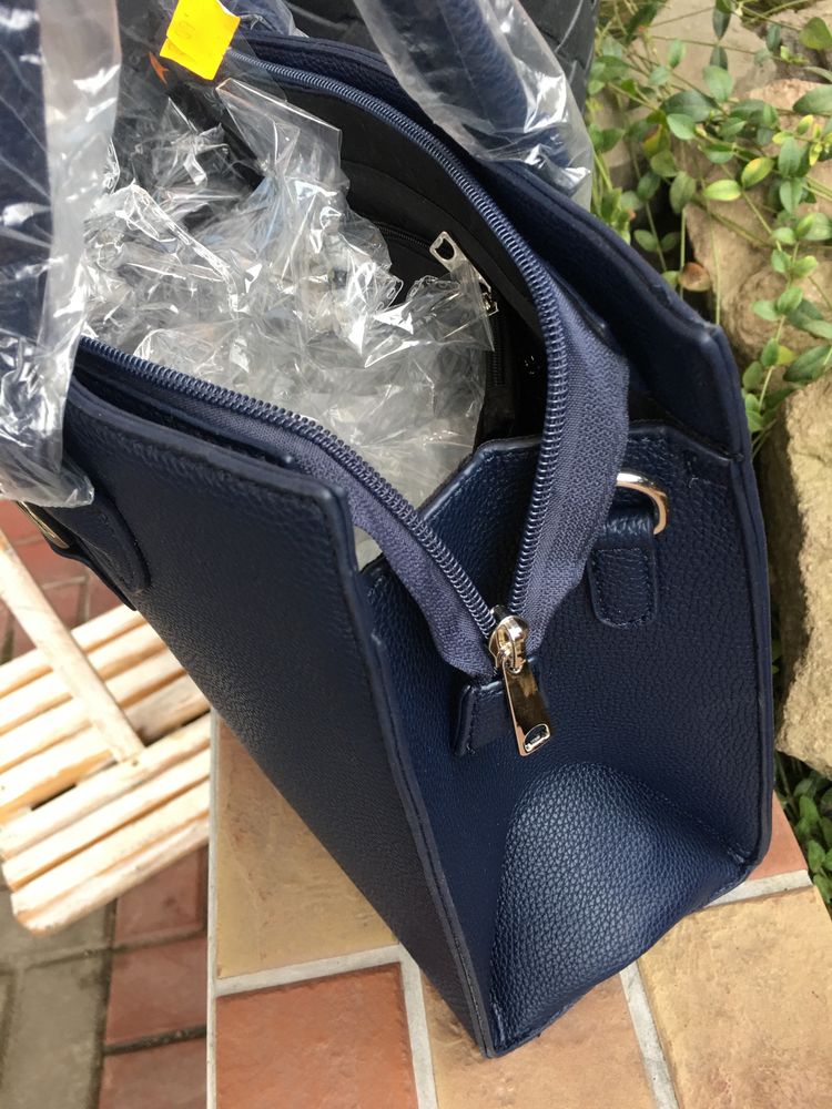 Torebka granatowa, shopper bag ,