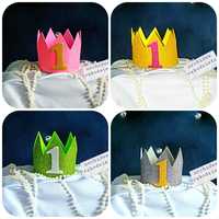 Korony na roczek na urodziny korona