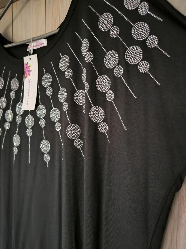 Błyszcząca bluzka nowa z metką L/XL