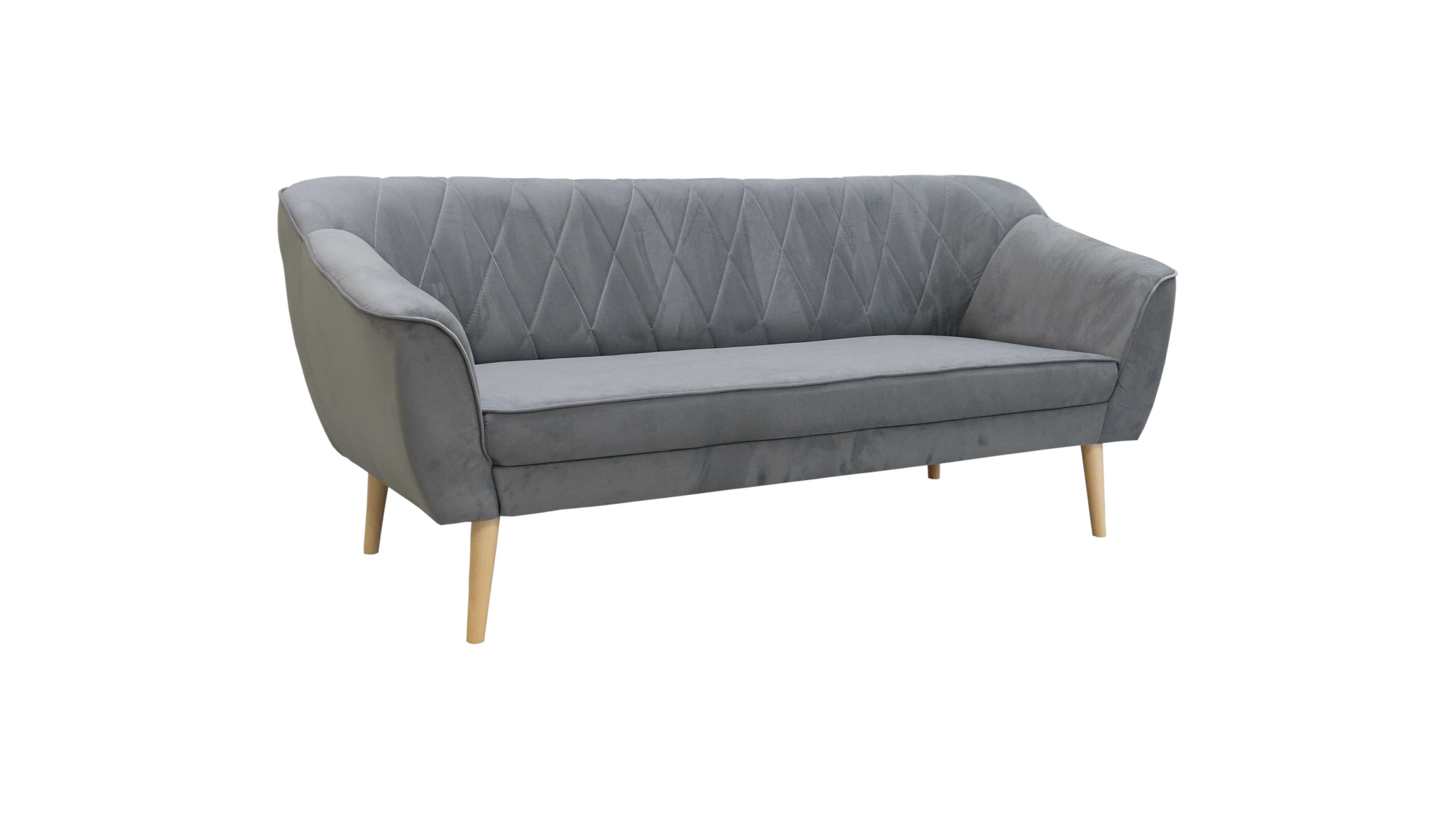 Sofa Fotel Kanapa Skandynawska do salonu,wysokich nogach 1,2,3 osobowe