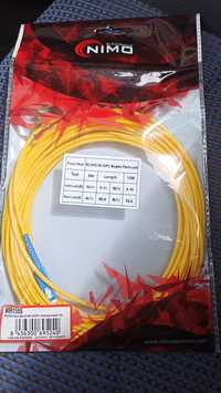 Fio de fibra amarelo