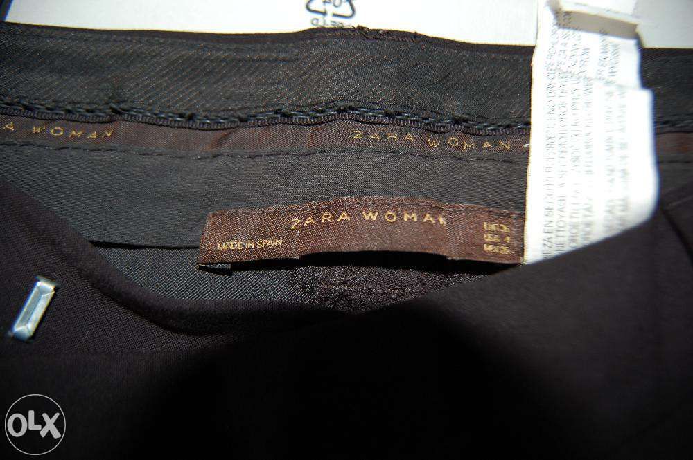 Calças pretas senhora Zara Woman #36 e Lefties M (36-38)