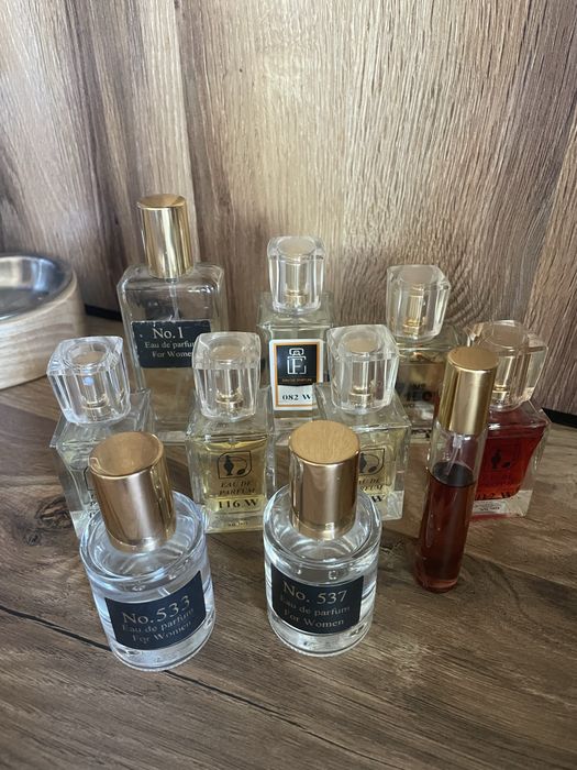 Zestaw wód perfumowanych różne