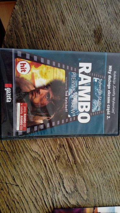 Rambo - pierwsza krew, płyta DVD, Sylvester Stallone