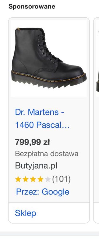 Dr. Martens 1460 Pascal Ziggy Jak nowe 45