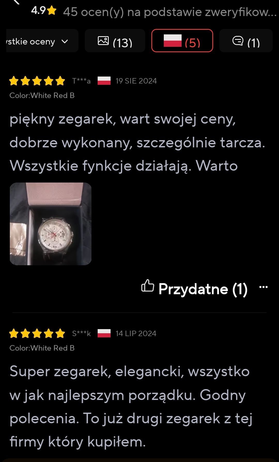 Zegarek męski Pagani Design