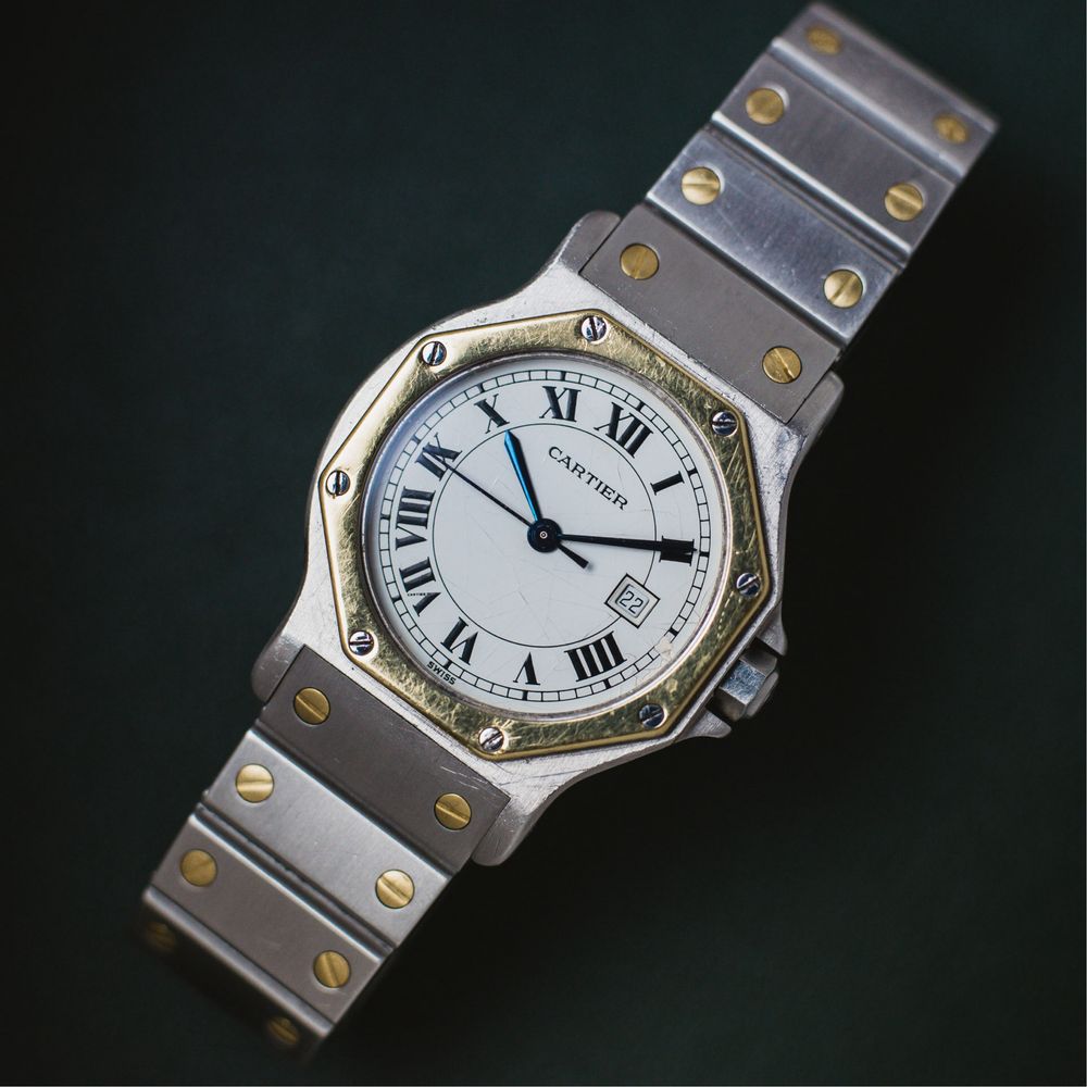 Relogio CARTIER Santos Octagom ref.2966 - com caixa