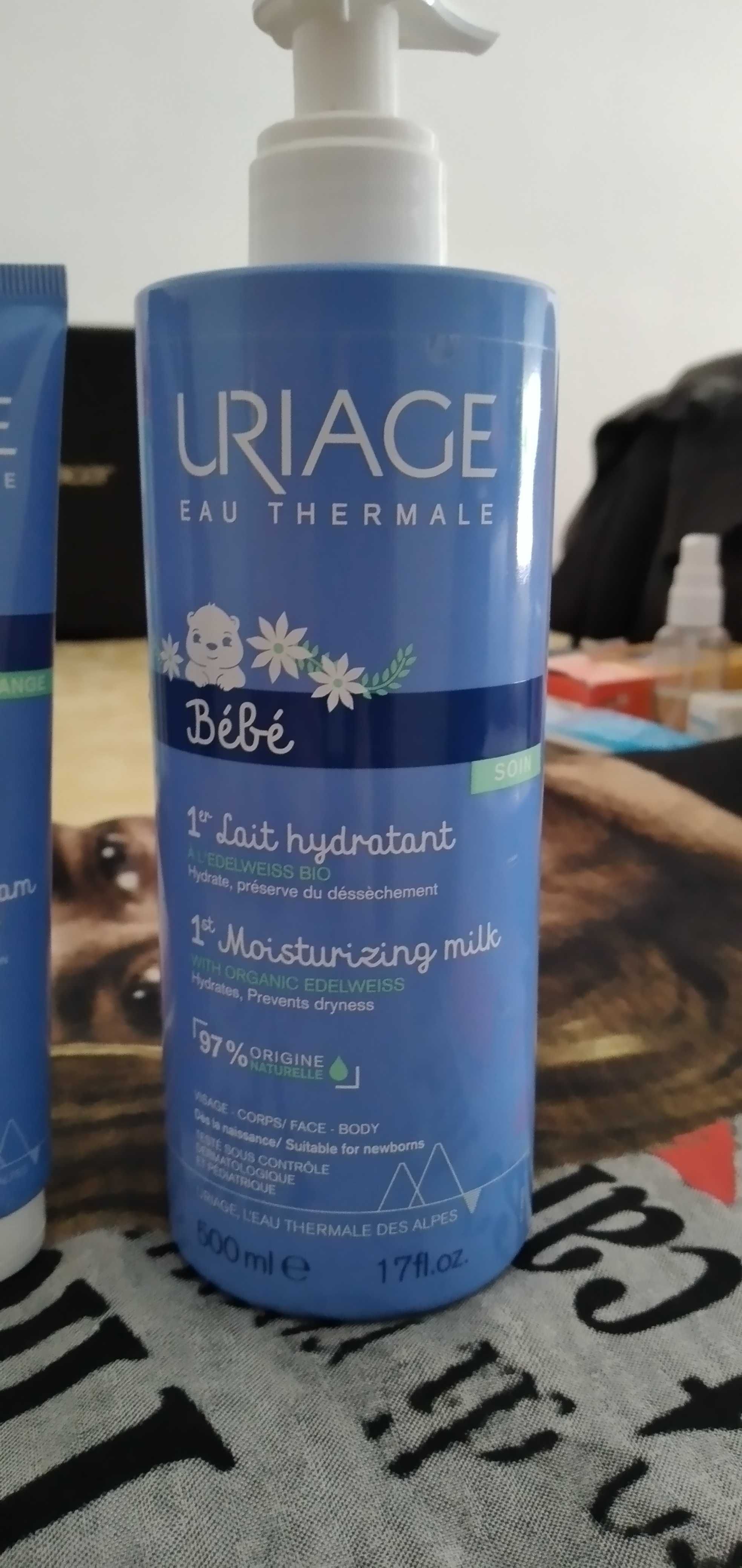 Uriage Bebé, Change Cream, 100 ml + Lait Hydratant, 500 ml