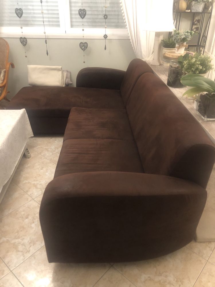 Vendo sofá cama c/chaise longa