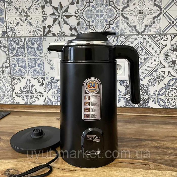 НЕМЕЦКИЙ Электрический чайник термос 3L 2200Вт Zepline ZP123 НОВЫЙ!