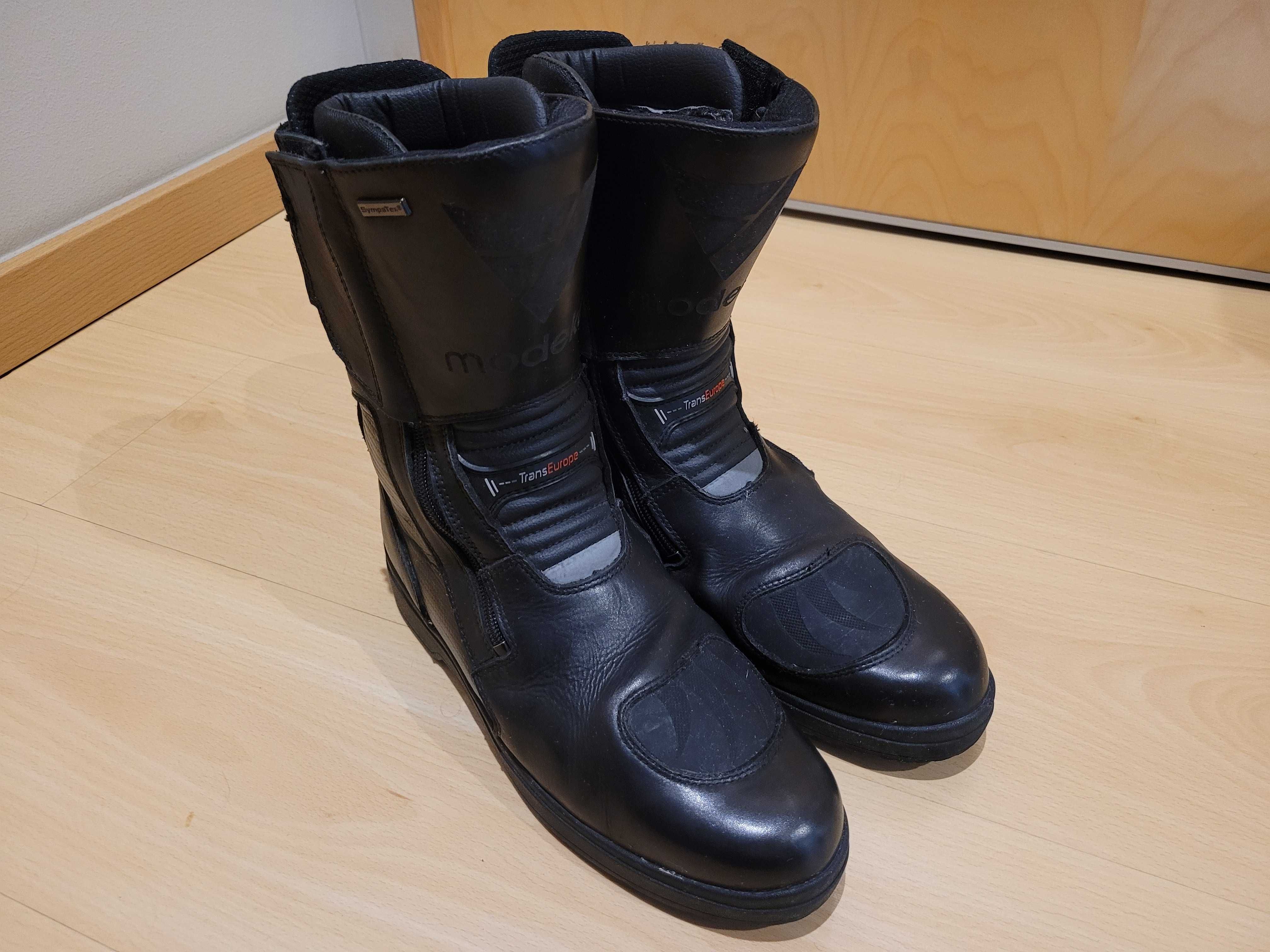 Botas motard Modeka Transeurope, homem, tamanho 44, como novas