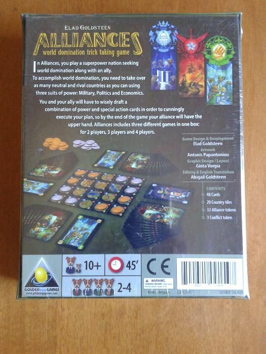 Jogo de tabuleiro Alliances