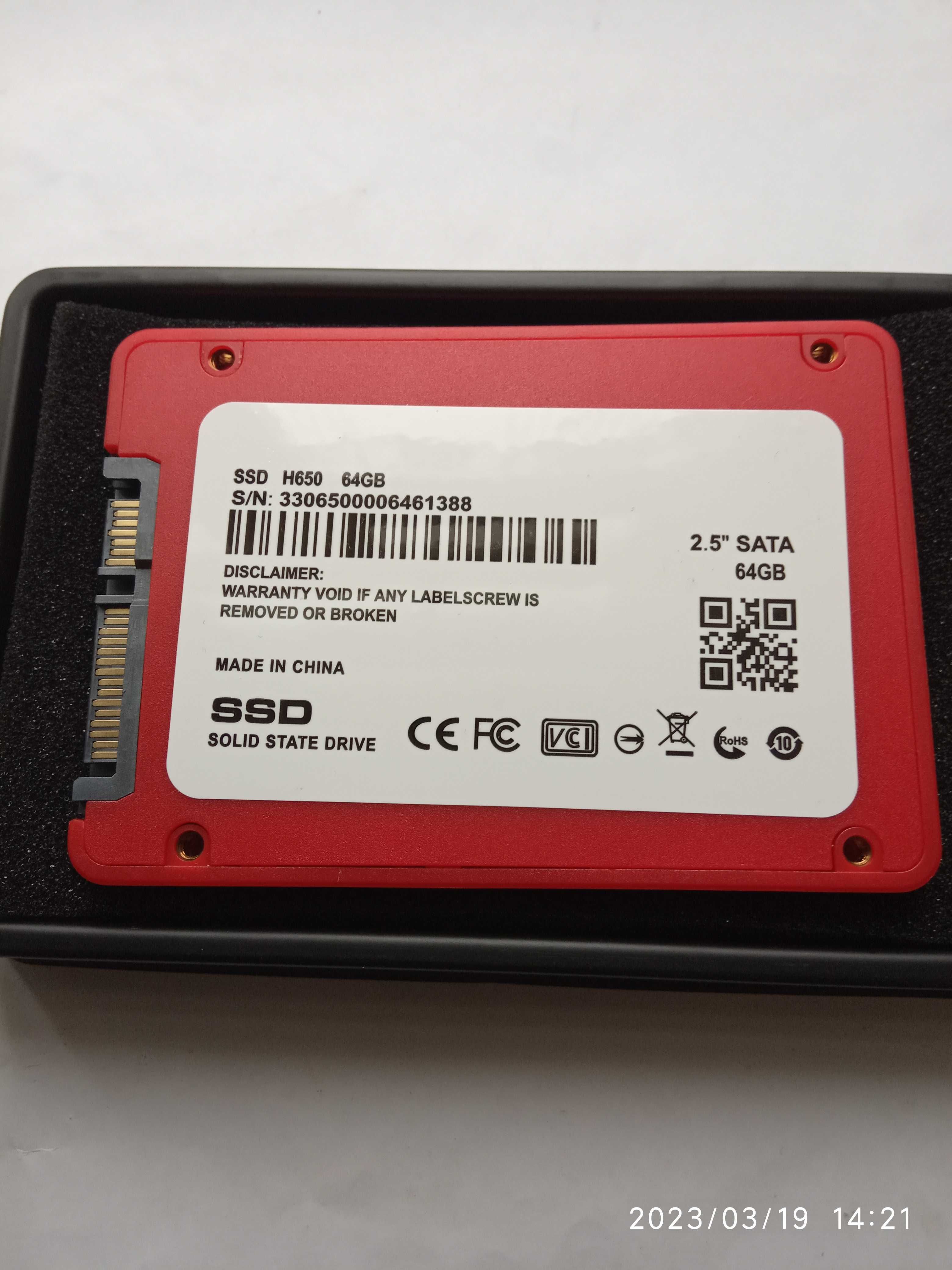 SSD  AUGAOKE. 64gb. Sata lll    /2.5/