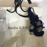 Colar azul e metal Bimba & Lola NOVO com saco
