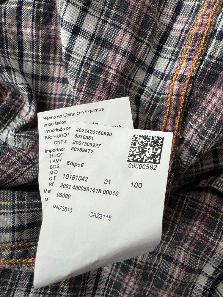 Hugo Boss koszula w kratkę XL