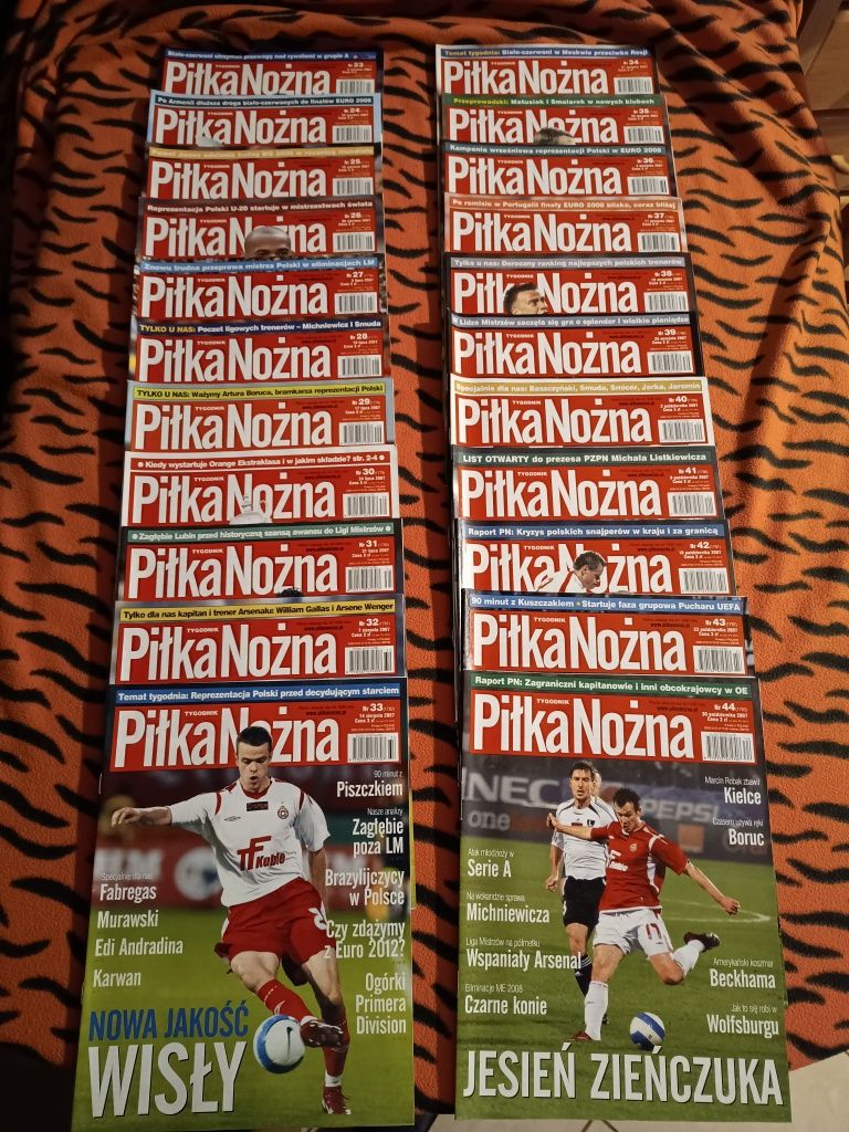 Tygodnik Piłka Nożna kompletny 2007 r.
