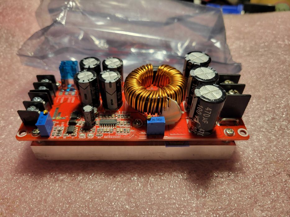 Перетворювач підвищуючий Dc Dc 1200W 20А 60v step up  потужний