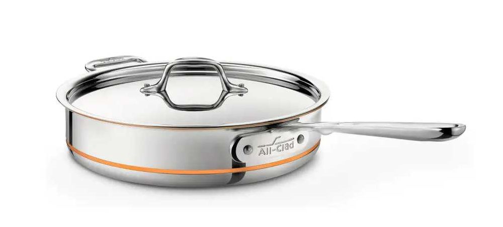 Сковорідка сотейник All Clad Copper Core 3 qt Saute Pan