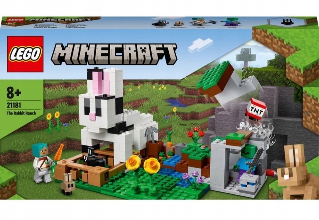 LEGO Minecraft 21181 Królicza farma