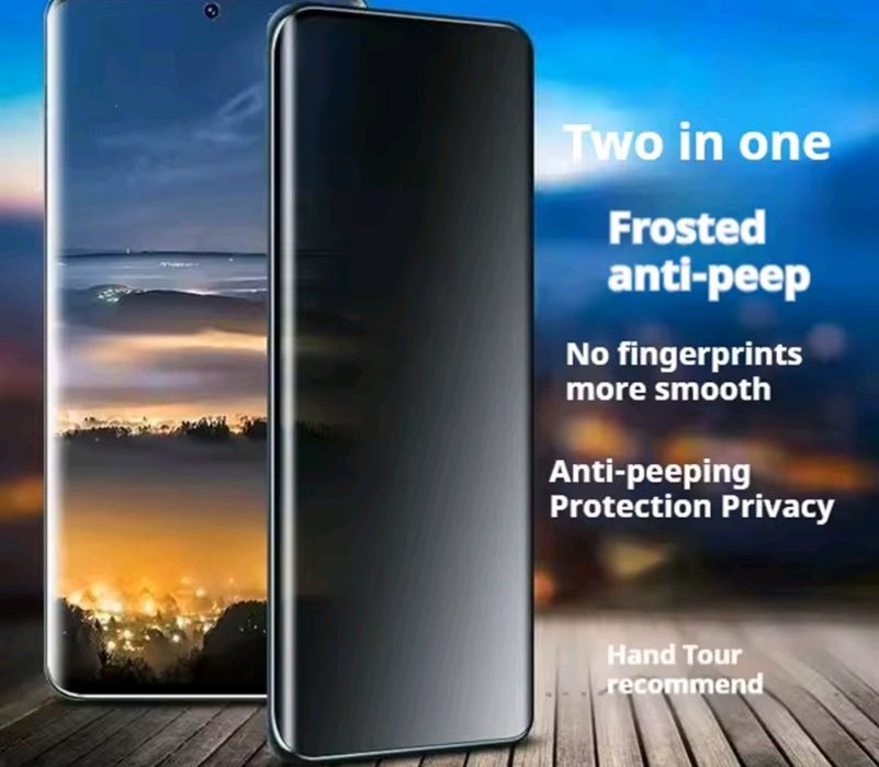 3x folia do telefonu półmatowa clear picture efekt privacy 6.73 cala