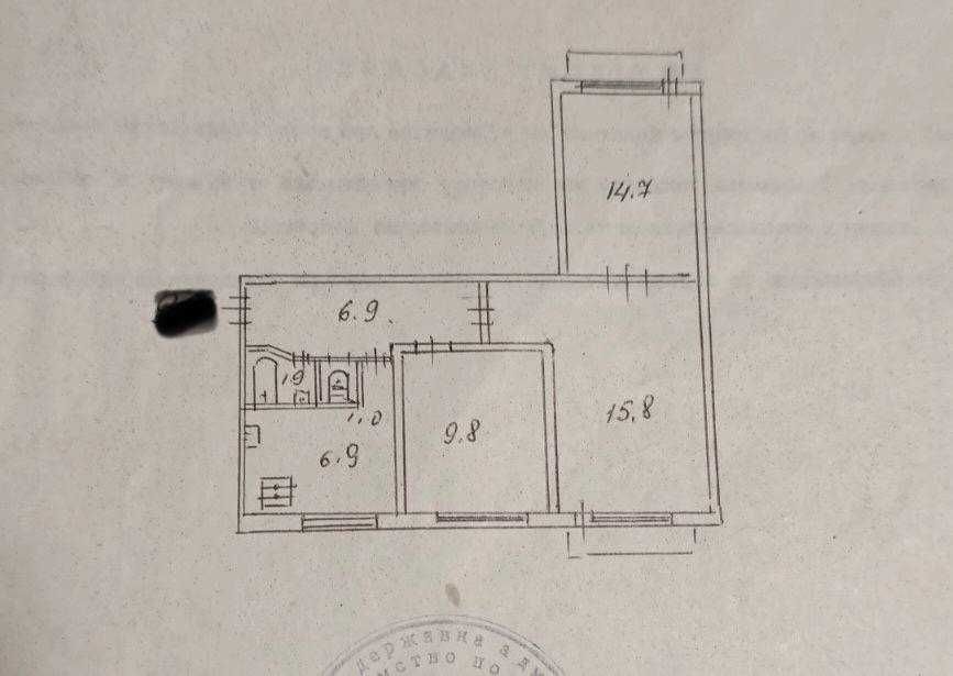 Продаж 3к квартира м Вокзальна вул Кавказька 9 !