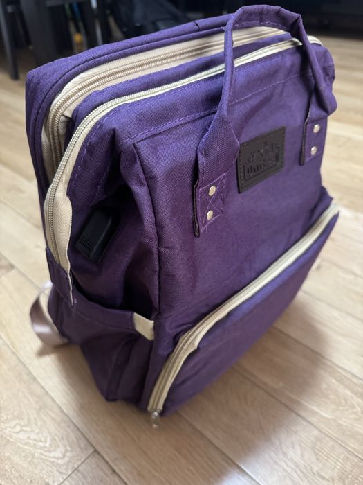 Mochila / Mala Maternidade e berço 2 em 1 para bebé