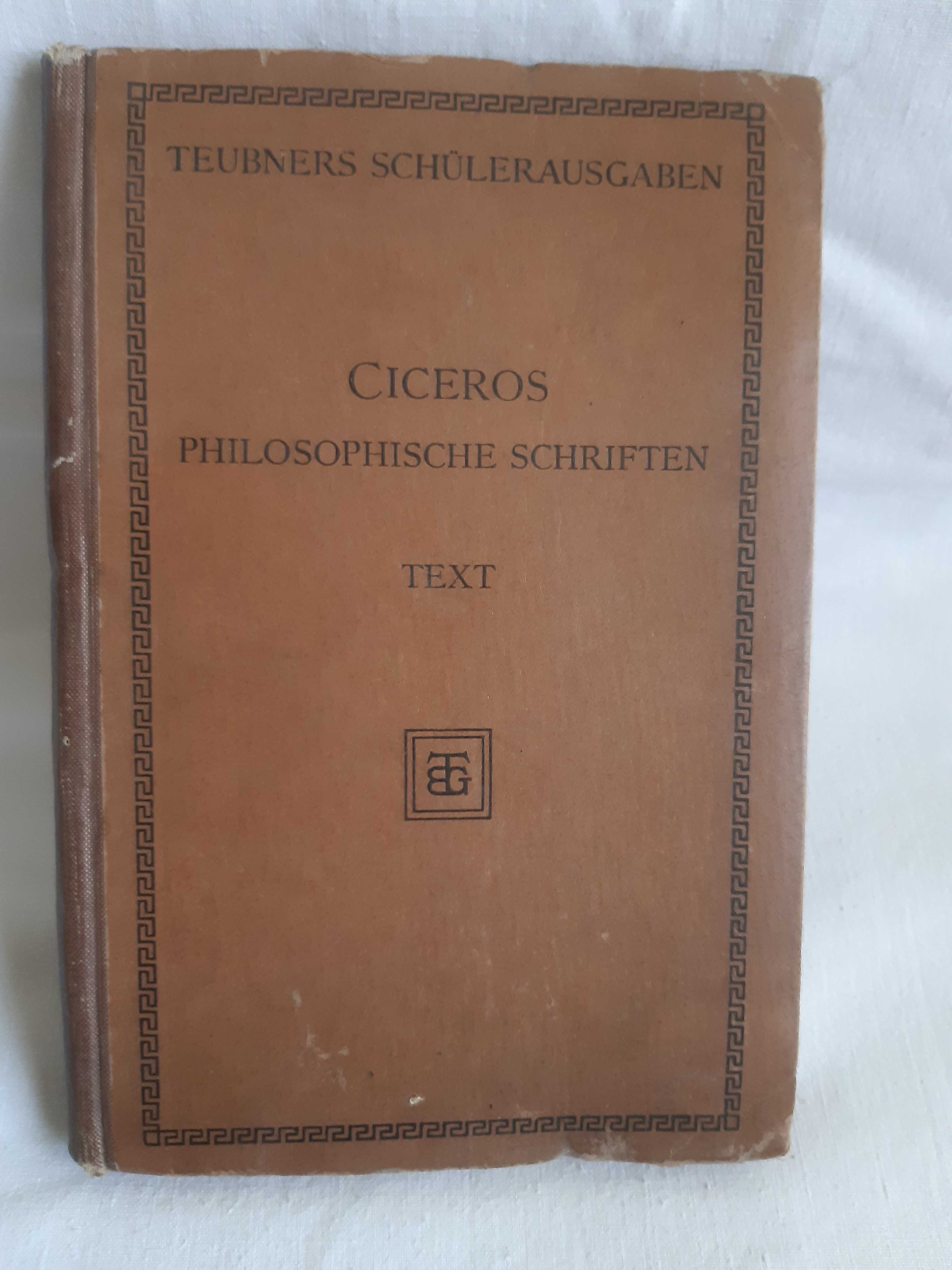 Ciceros philosophische schriften. Text - 1914