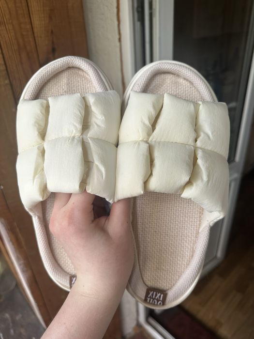 Літні жіночі вуличні шльопанці на широку стопу 40 розмір