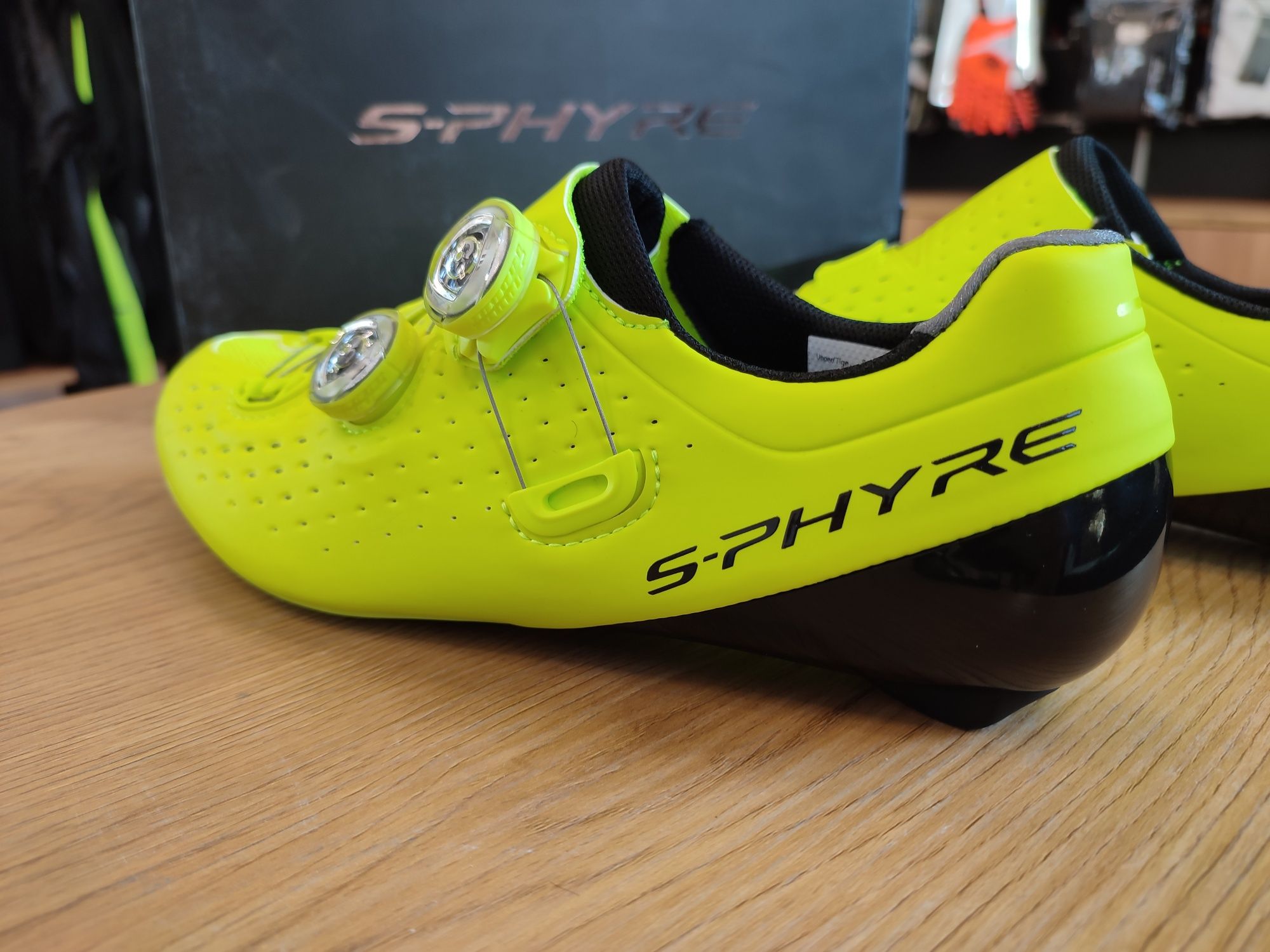 Nowe buty szosowe Shimano SH-RC900, szosa, triathlon, żółte