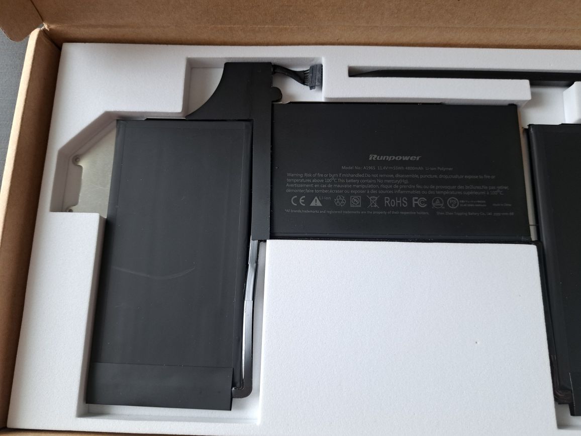 Bateria MacBook Air 13" A1965 Model A1932/A2179