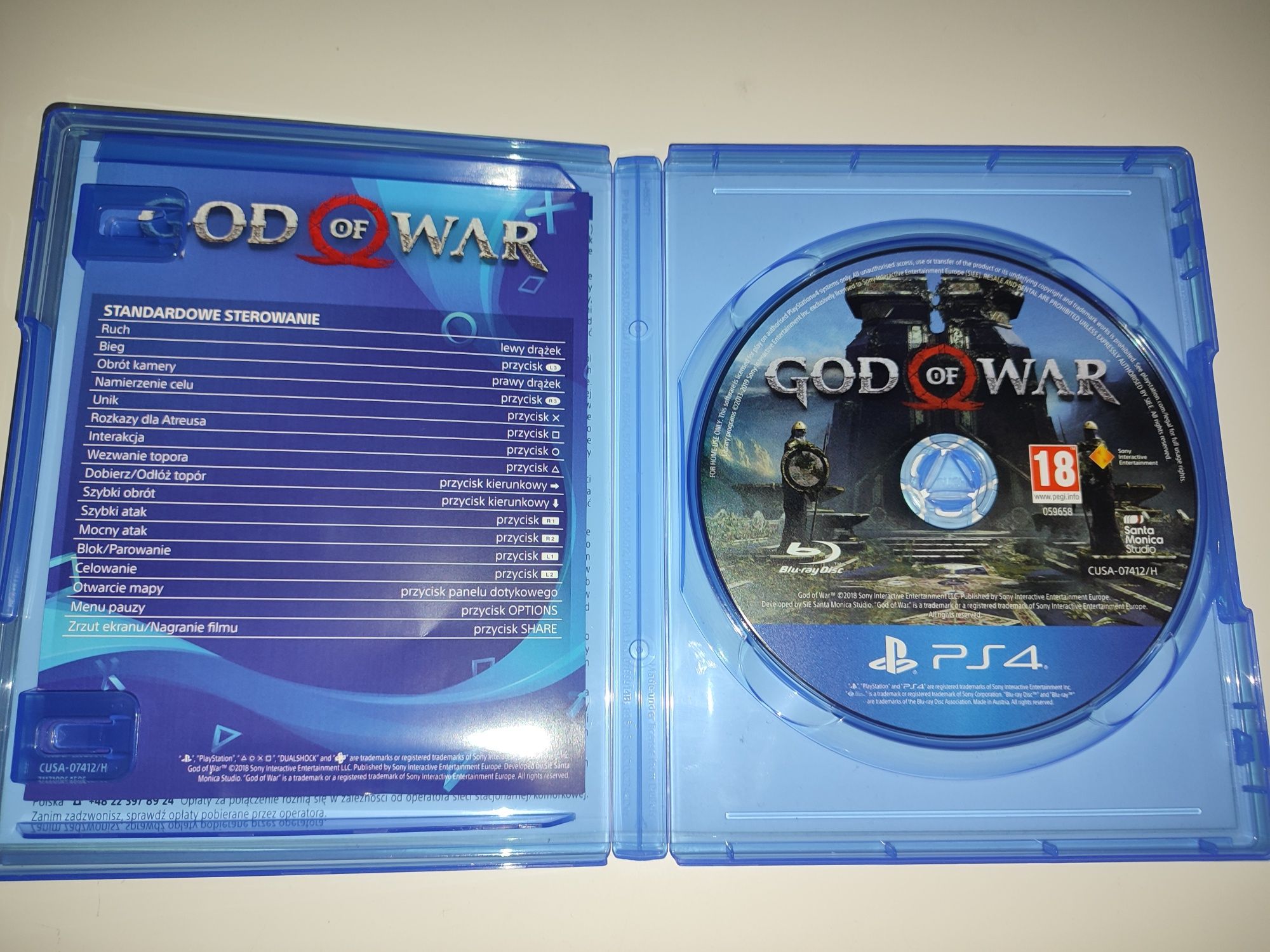 Gra Ps4 God of war PL gry PlayStation 4 UFC Sniper Mafia Crash NFS GT7