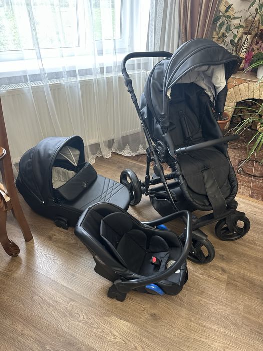 Коляска 3в1 з реверсивним блоком