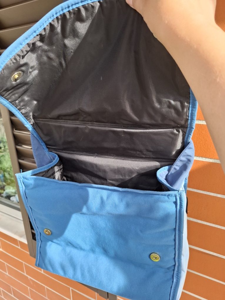 Saco para bebé em azul