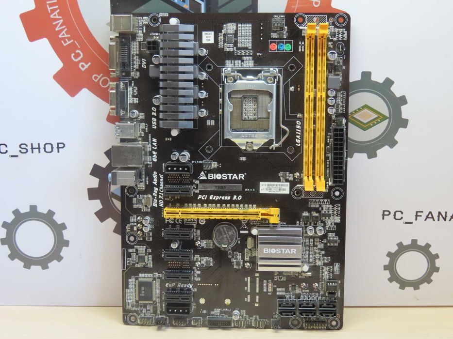 Гарантія\Материнська плата Biostar TB85 \PCfanatics_shop