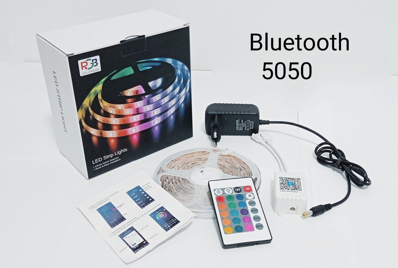 Светодиодная лента 10м Bluetooth+пульт 5050 Usb гирлянда 15м Rgb