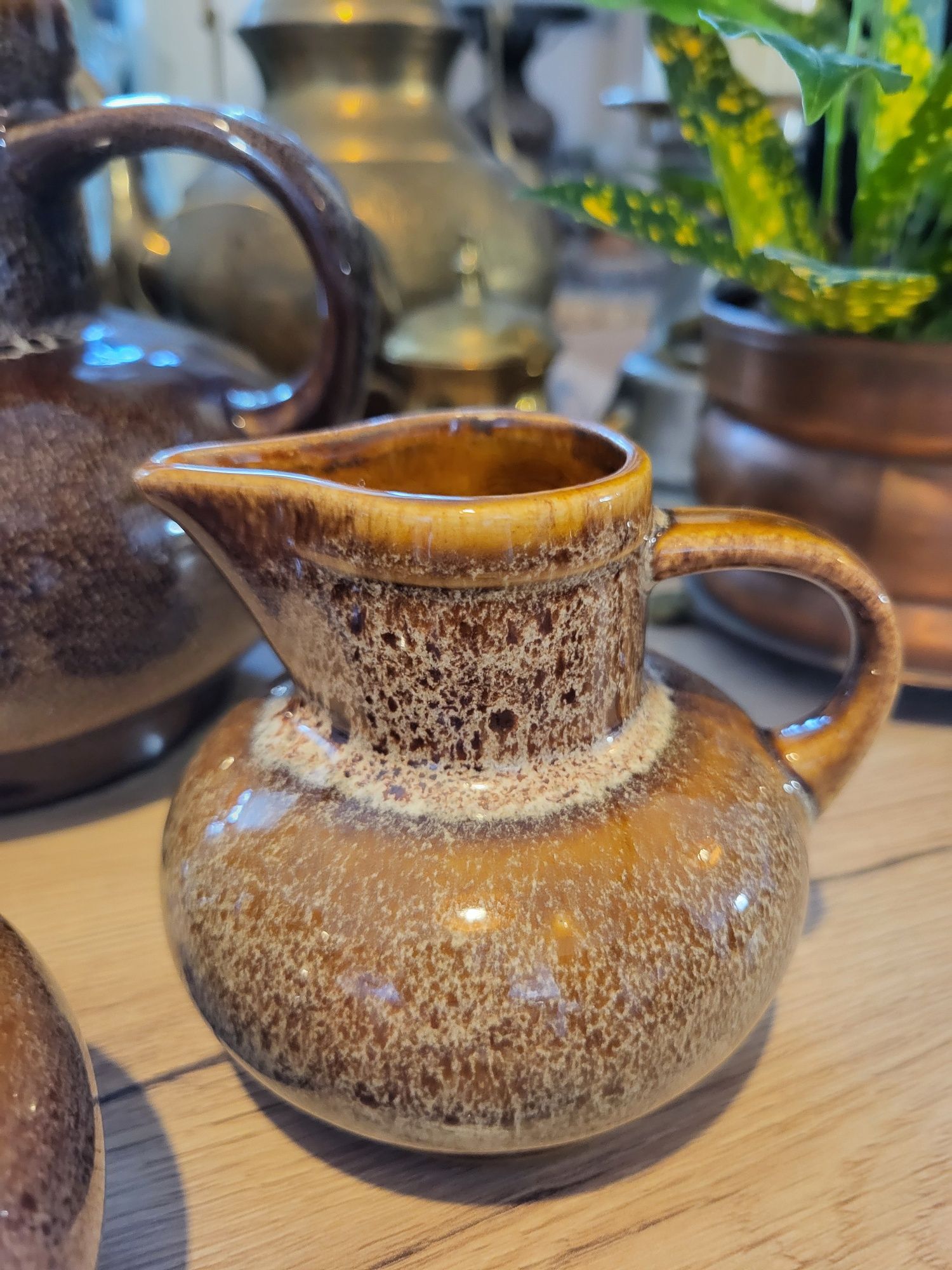 Serwis do herbaty Nefryt Mirostowice PRL vintage